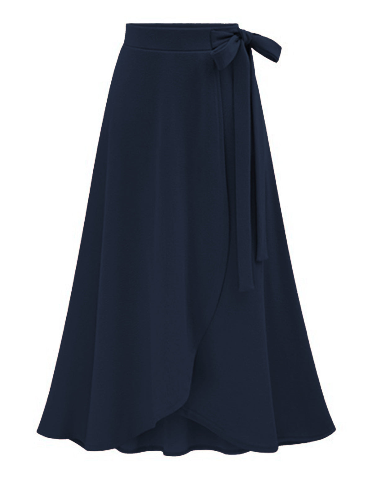 Skirt for Women Milan Cotton High Waist Asymmetrical Skirt Slit Skirt European and American Large Size Mid-Length Strappy Skirt for Women Mid-Length