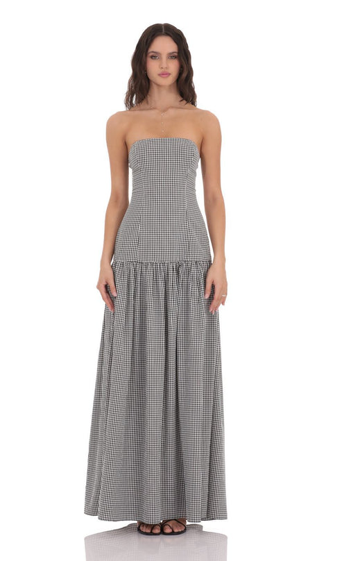European and American Cross-Border Women's Clothing Summer New Style One-Line Collar Elegant and Sexy Slim Backless Tube Top Dress